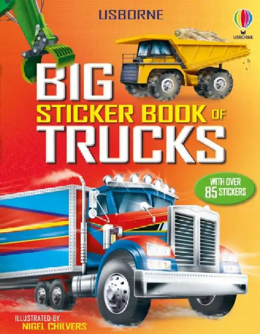 Big Sticker Book of Trucks by Simon Tudhope