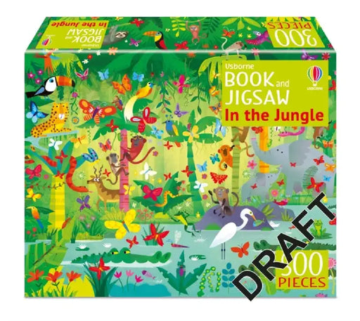Usborne Book and Jigsaw In the Jungle by Kirsteen Robson