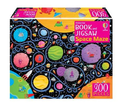 Usborne Book and Jigsaw Space Maze by Sam Smith
