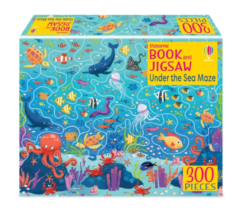 Usborne Book and Jigsaw Under the Sea Maze  by Sam Smith