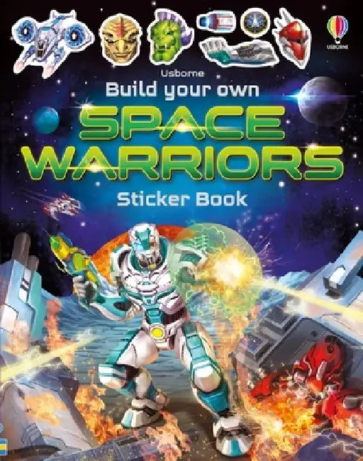 Build Your Own Space Warriors Sticker Book by Simon Tudhope