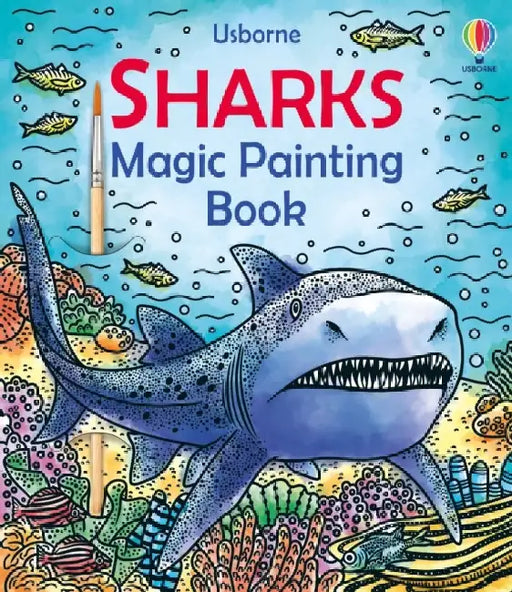 Sharks Magic Painting Book by Sam Baer
