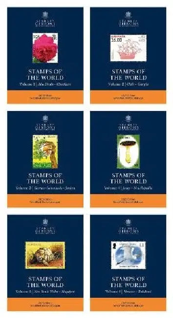 2025 Stamps Of The World - Set Of 6 Catalogues by Stanley Gibbons