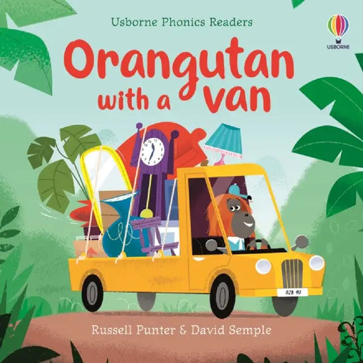 Orangutan with a van by Russell Punter