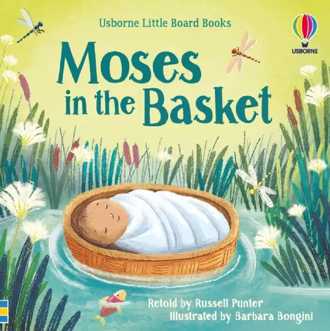 Moses in the basket by Russell Punter