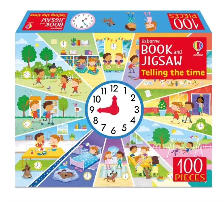 Usborne Book and Jigsaw Telling the Time by Kate Nolan