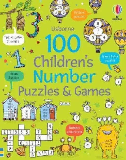 100 Children's Number Puzzles and Games by Phillip Clarke