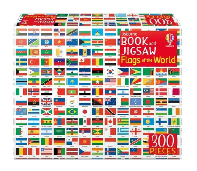 Usborne Book and Jigsaw Flags of the World by Sue Meredith
