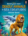 Build Your Own Deadly Animals and Sea Creatures Sticker Book by Simon Tudhope