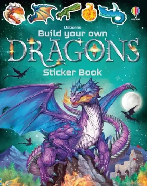 Build Your Own Dragons Sticker Book by Simon Tudhope