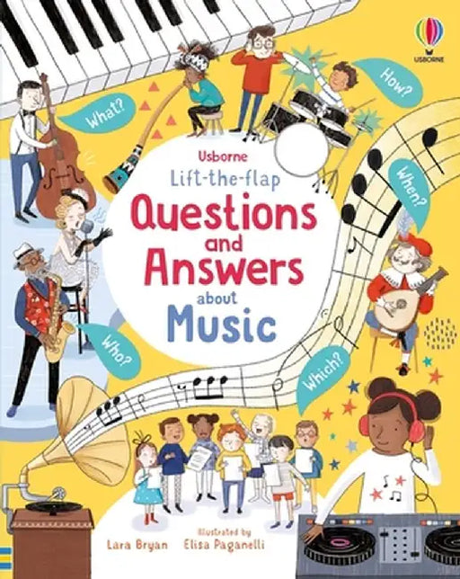 Lift-The-Flap Questions and Answers about Music by Lara Bryan