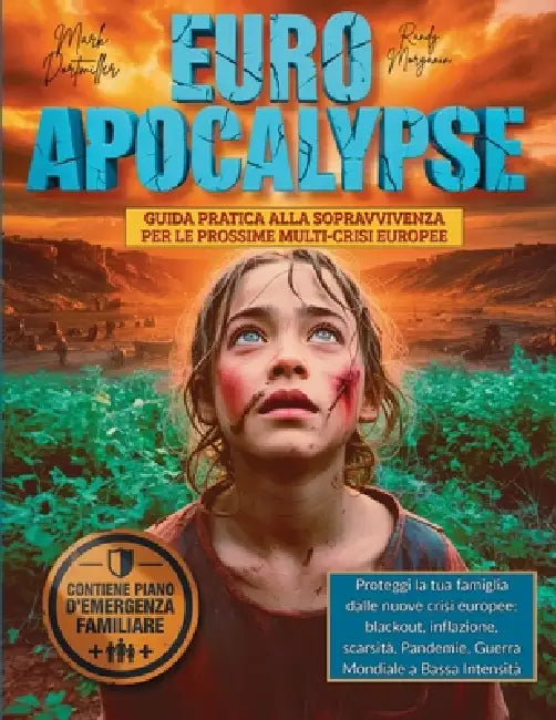 Euro Apocalypse: Blackout, crisi economiche, emergenze sanitarie, guerre ibride, cyber attacchi, disastri climatici e Pandemie. Guida Pratica per Sopr by Mark Dortmiller, Randy Morganin, Elio Ricciardi