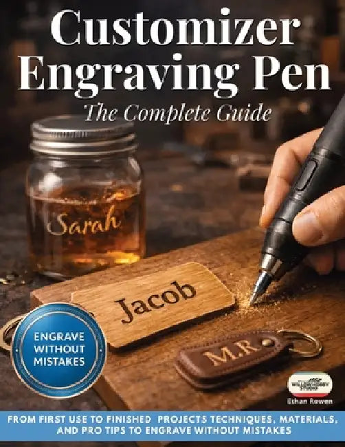 Customizer Engraving Pen: The Complete Guide, From First Use to Finished Projects - Techniques, Materials, and Pro Tips to Engrave Without Mistakes by Willow Hobby Studio, Ethan Rowen