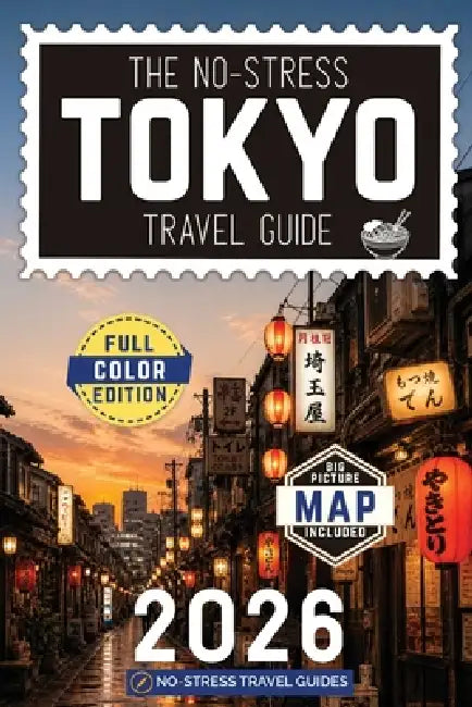 The No-Stress Tokyo Travel Guide: A Full-Color Handbook with Real Prices, Honest Advice, and Clear Answers for Trains, Areas and Language by No-Stress Travel Guides