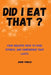 Did I Eat That ?: Your Holistic Path to Food, Fitness, and Confidence That Lasts by Andie Louis Vowles