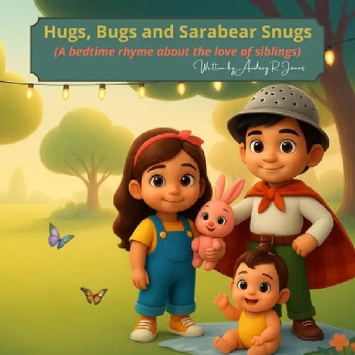 Hugs, Bugs and Sarabear Snugs: (A bedtime rhyme about the love of siblings) by Audrey R. Jones