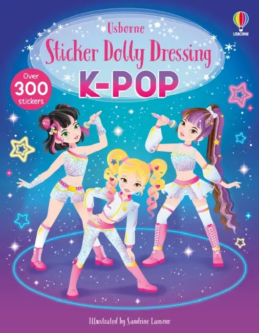 Sticker Dolly Dressing K-POP by Lesley Sims