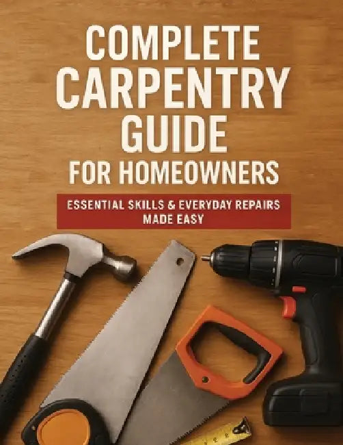 The Complete Guide to Carpentry for Homeowners: Basic Carpentry Skills & Everyday Home Repairs by Victor Wise