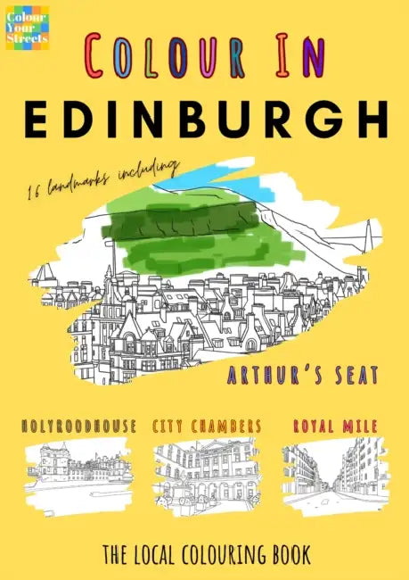 Edinburgh Colouring Book (A4) by Colour Your Streets