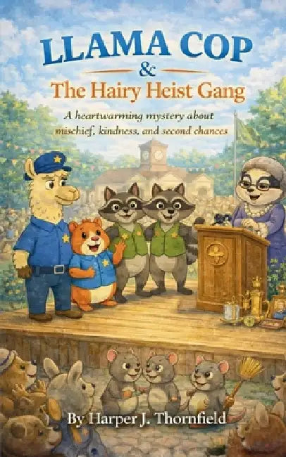 LLAMA COP & The Hairy Heist Gang: A heartwarming mystery about mischief, kindness, and second chances by Harper J. Thornfield