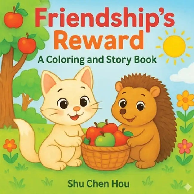 Friendship's Reward: A Heartwarming Animal Coloring Story About Kindness, Helping, and Sharing by Shu Chen Hou