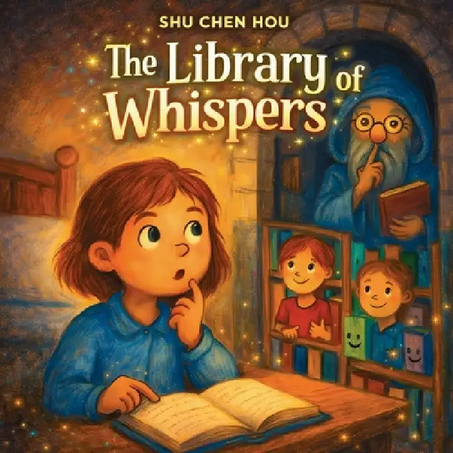 The Library of Whispers: A Magical Bedtime Story About Curiosity, Learning, and Wonder by Hou