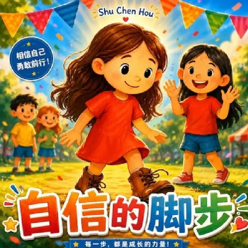 自信的脚步: 相信自己，勇敢前行！每一步A by Shu Chen Hou