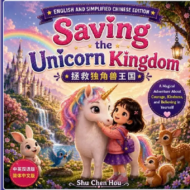 Saving the Unicorn Kingdom 拯救独角兽王国: 一个关于勇气、善& by Shu Chen Hou