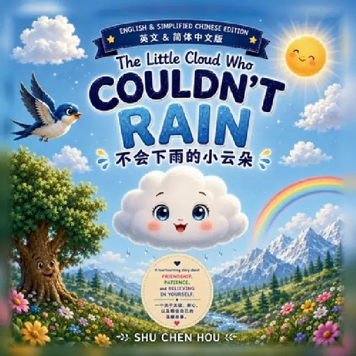 The Little Cloud Who Couldn't Rain 不会下雨的小云朵: 英語 × 簡體中ਧ by Shu Chen Hou