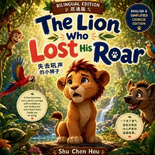 The Lion Who Lost His Roar 失去吼声的小狮子: 英语启蒙双语绘& by Shu Chen Hou