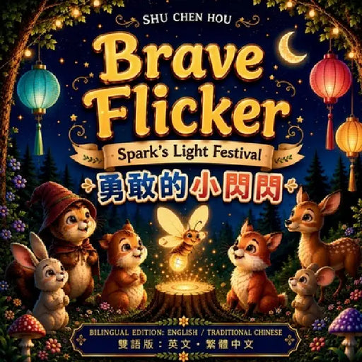 Brave Flicker 勇敢的小閃閃: Bilingual Edition: English & Traditional Chinese Inspirational Picture Book for Childr by Shu Chen Hou