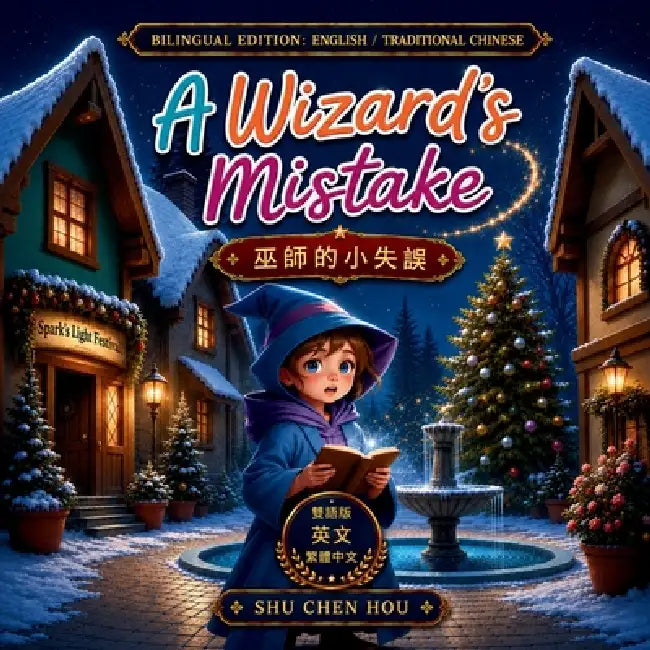 A Wizard's Mistake 巫師的小失誤: A Heartwarming Bilingual Christmas Fantasy Adventure for Children by Shu Chen Hou