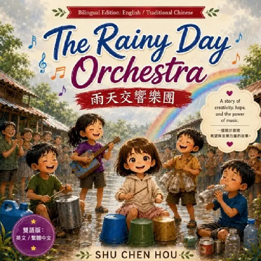 The Rainy Day Orchestra 雨天交響樂團: A Bilingual English-Traditional Chinese Story About Hope, Music, Creativity, by Shu Chen Hou
