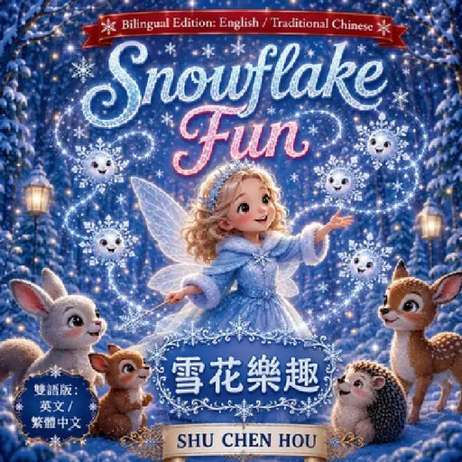 Snowflake Fun 雪花樂趣: A Bilingual English-Traditional Chinese Winter Story About Friendship, Kindness, and the Magic of Snow by Shu Chen Hou