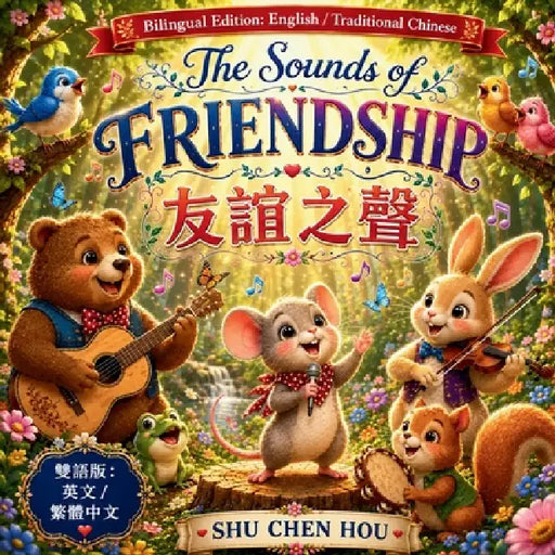 The Sounds of Friendship 友誼之聲: A Heartwarming Bilingual Children's Picture Book About Friendship, Music, Kindness and Find by Shu Chen Hou