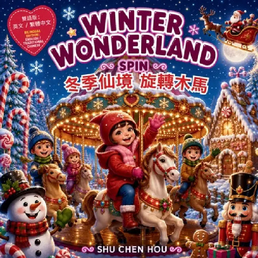 Winter Wonderland Spin 冬季仙境旋轉木馬: A Magical Bilingual English-Traditional Chinese Christmas Adv by Shu Chen Hou