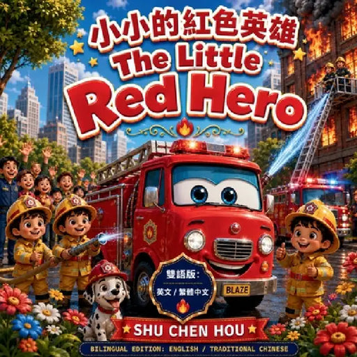 The Little Red Hero 小小的紅色英雄: A Bilingual English-Traditional Chinese Picture Book About Courage, Kind by Shu Chen Hou
