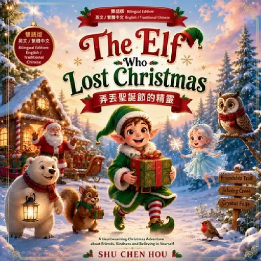 The Elf Who Lost Christmas 弄丟聖誕節的精靈: A Bilingual English-Traditional Chinese Christmas Adventu by Shu Chen Hou