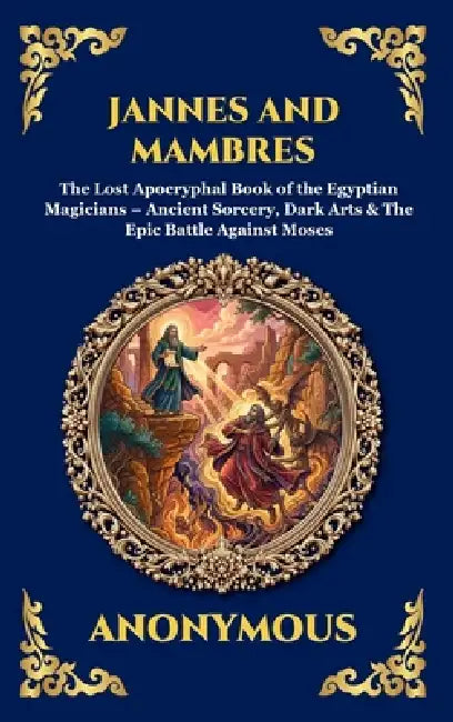 Jannes and Mambres: The Lost Apocryphal Book of the Egyptian Magicians - Ancient Sorcery, Dark Arts & The Epic Battle Against Moses (Large Print Delux by Anonymous