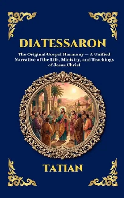 Diatessaron: The Original Gospel Harmony - A Unified Narrative of the Life, Ministry, and Teachings of Jesus Christ (Large Print Deluxe Hardcover Edit by Tatian
