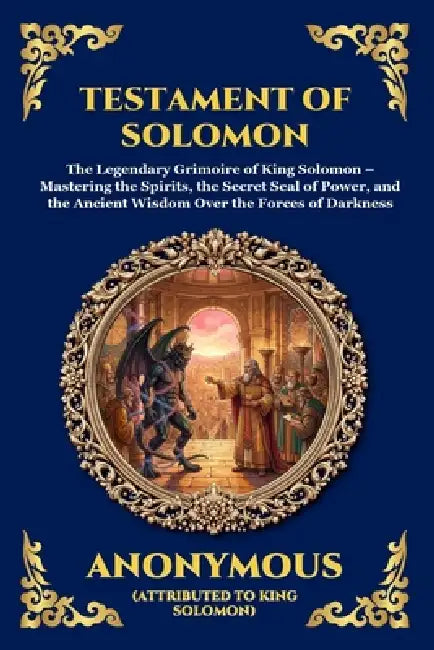 Testament of Solomon: The Legendary Grimoire of King Solomon - Mastering the Spirits, the Secret Seal of Power, and the Ancient Wisdom Over the Forces by Attributed to King Solomon