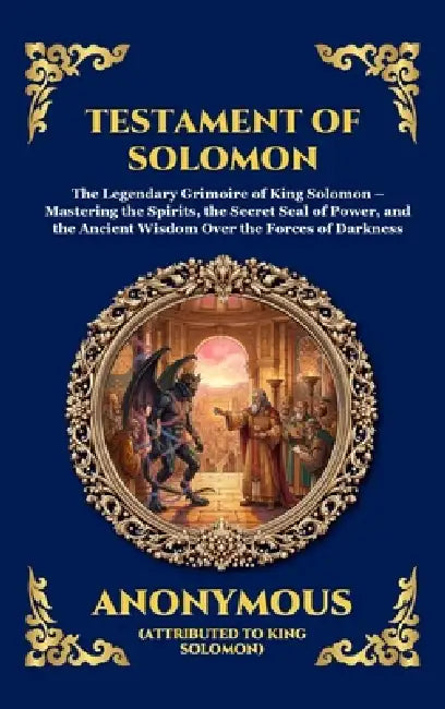 Testament of Solomon: The Legendary Grimoire of King Solomon - Mastering the Spirits, the Secret Seal of Power, and the Ancient Wisdom Over the Forces by Attributed to King Solomon