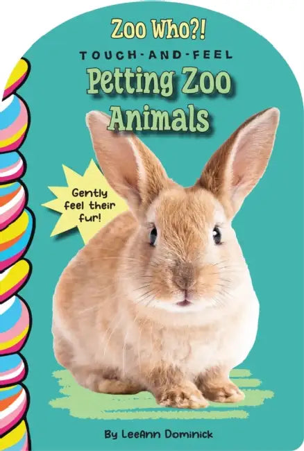 Petting Zoo Animals Touch and Feel by Leeann Dominick