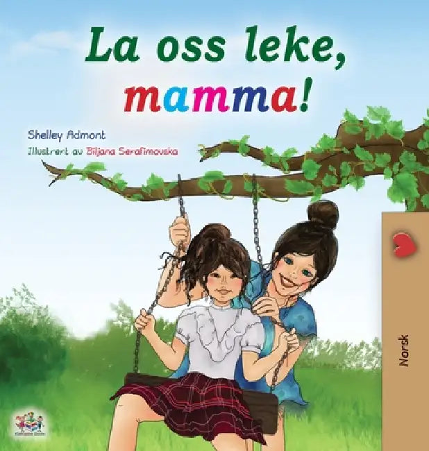 Let's play, Mom! (Norwegian children's book) by Shelley Admont, Kidkiddos Books