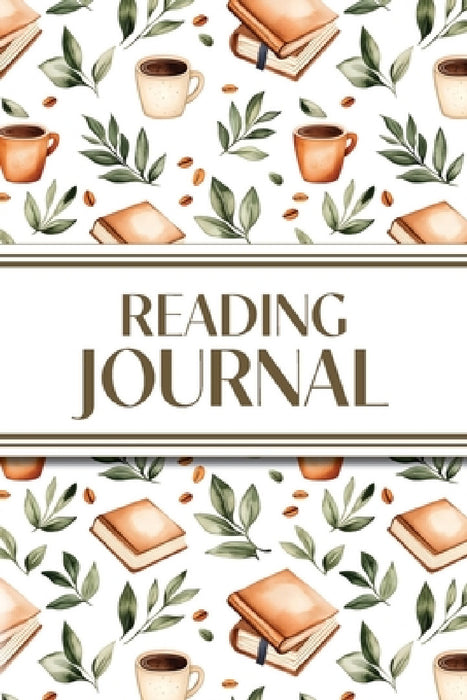 Reading Journal (Leaves, Coffee & Books): 6"x9" Book Lover's Diary; Book/Series Reviews, Reading Tracker, Favorite Book List, Favorite Quotes, Reading by Revive Stationery
