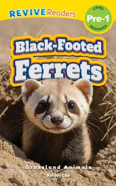 Black-Footed Ferrets: Grassland Animals (Revive Readers, Level Pre-1) by Ashley Lee