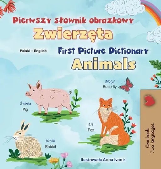 First Picture Dictionary - Animals (Polish English Bilingual Children's Book) by Kidkiddos Books