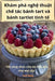 Khám phá nghệ thuật chế tác bánh tart và bánh tartlet tinh tế by Huệ Mộng