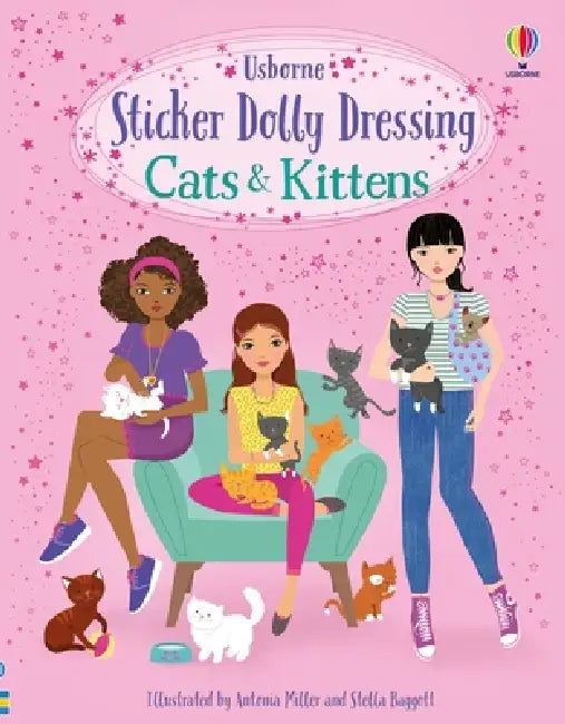 Sticker Dolly Dressing Cats and Kittens by Lucy Bowman