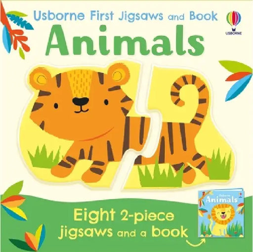 Usborne First Jigsaws and Book: Animals [With Puzzle] by Matthew Oldham